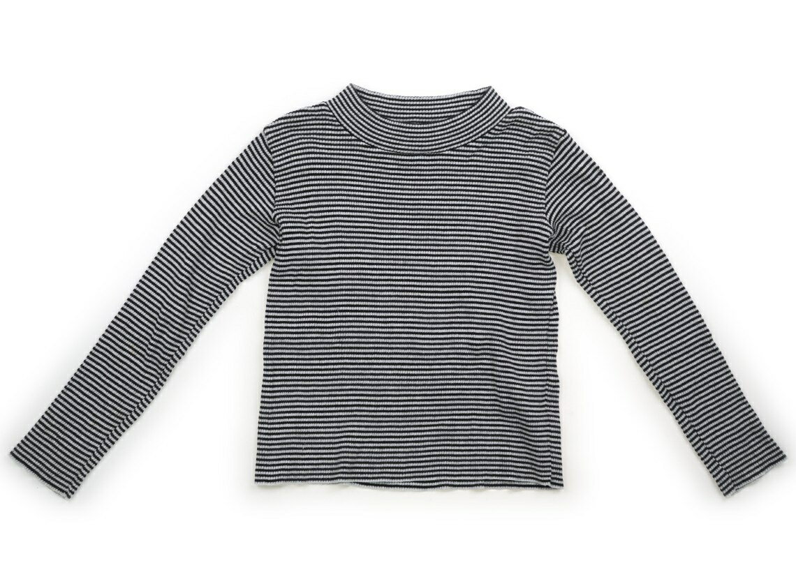 べべ BeBe ニット・セーター 140 女の子 黒白ボーダー 子供服 ベビー服 キッズ アウトレット ユーズド 【中古】キッズ・ベビー・マタニティ