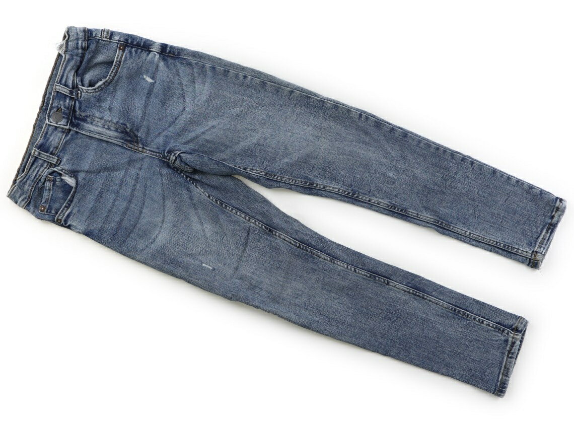 ザラ ZARA ジーンズ 150 男の子 青 子供服 ベビー服 キッズ アウトレット ユーズド 【中古】キッズ・ベ..