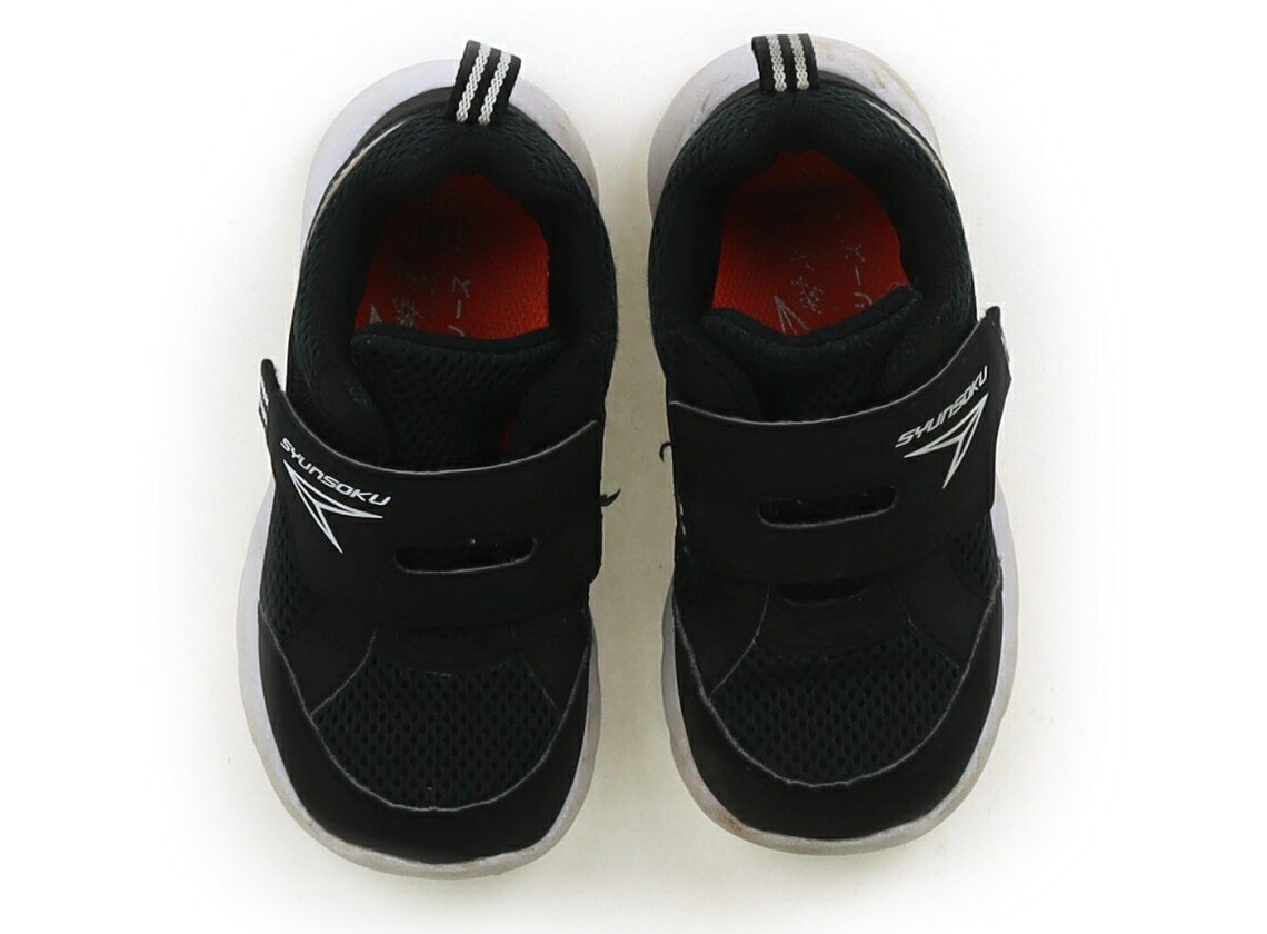 Sneakers - アキレス Achilles スニーカー 靴16cm〜 男の子 黒　ブランドロゴ 子供服 ベビー服 キッズ アウトレット ユーズド 【中古】キッズ・ベビー・マタニティ