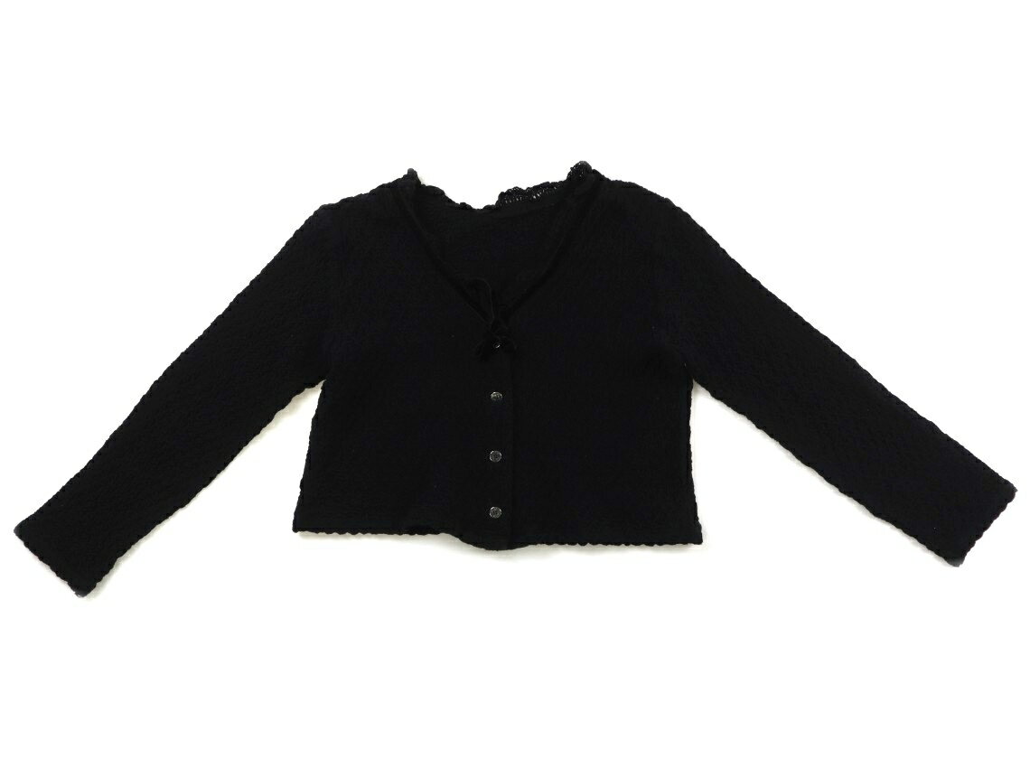 コムサデモード COMME CA DU MODE カーディガン 130 女の子 黒 子供服 ベビー服 キッズ アウトレット ユーズド 【中古】キッズ・ベビー・マタニティ