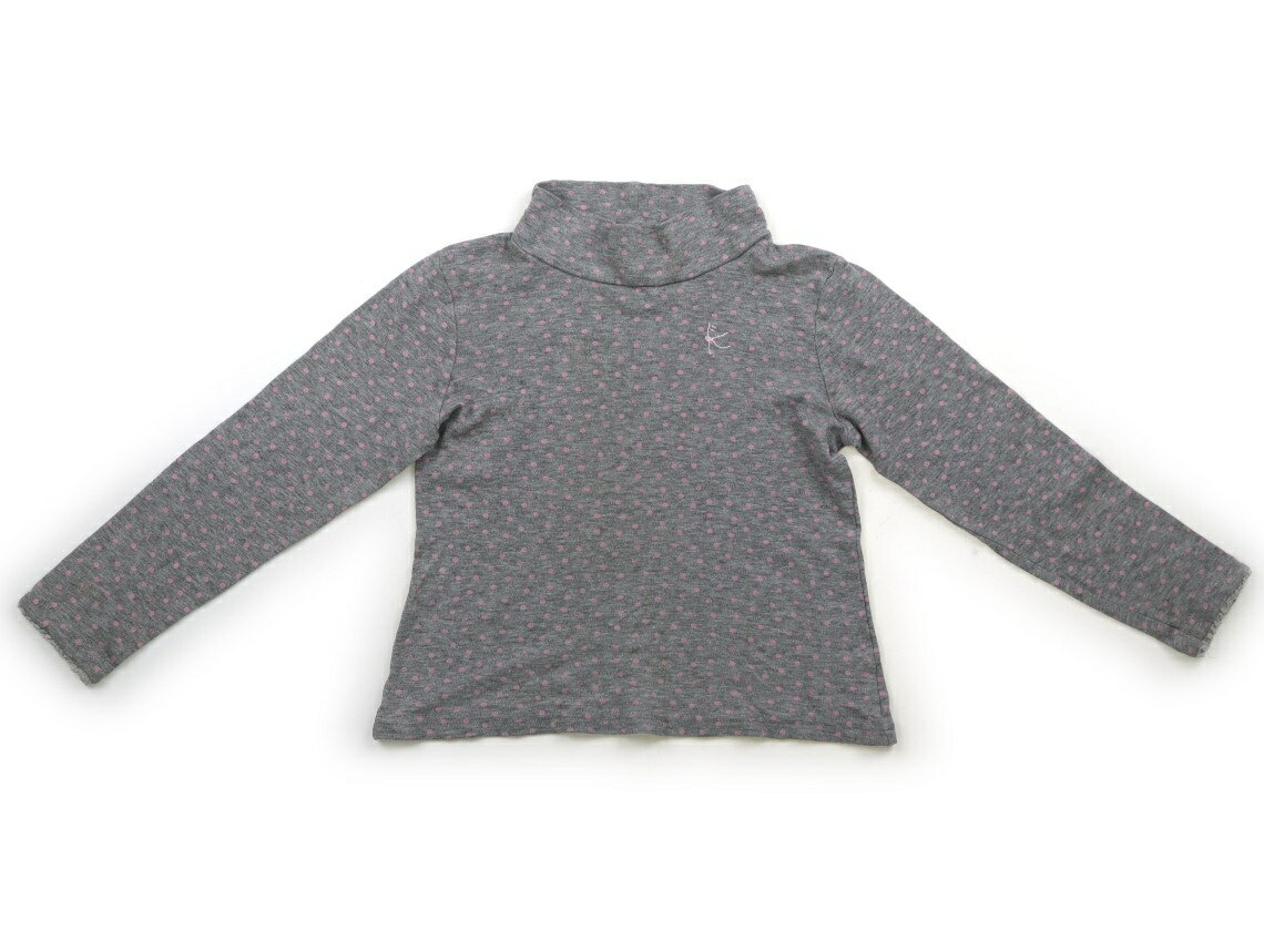 組曲 Kumikyoku Tシャツ・カットソー 120 女の子 グレー・ピンク・水玉 子供服 ベビー服 キッズ アウトレット ユーズド 【中古】キッズ・ベビー・マタニティ