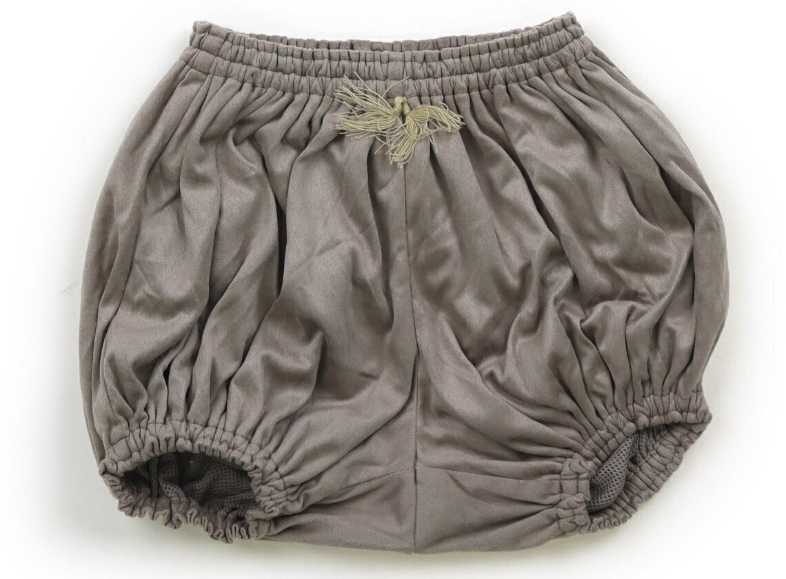 マールマール MARLMARL ブルマ・ダイパーカバー 80 女の子 こげ茶・リボン 子供服 ベビー服 キッズ ア..