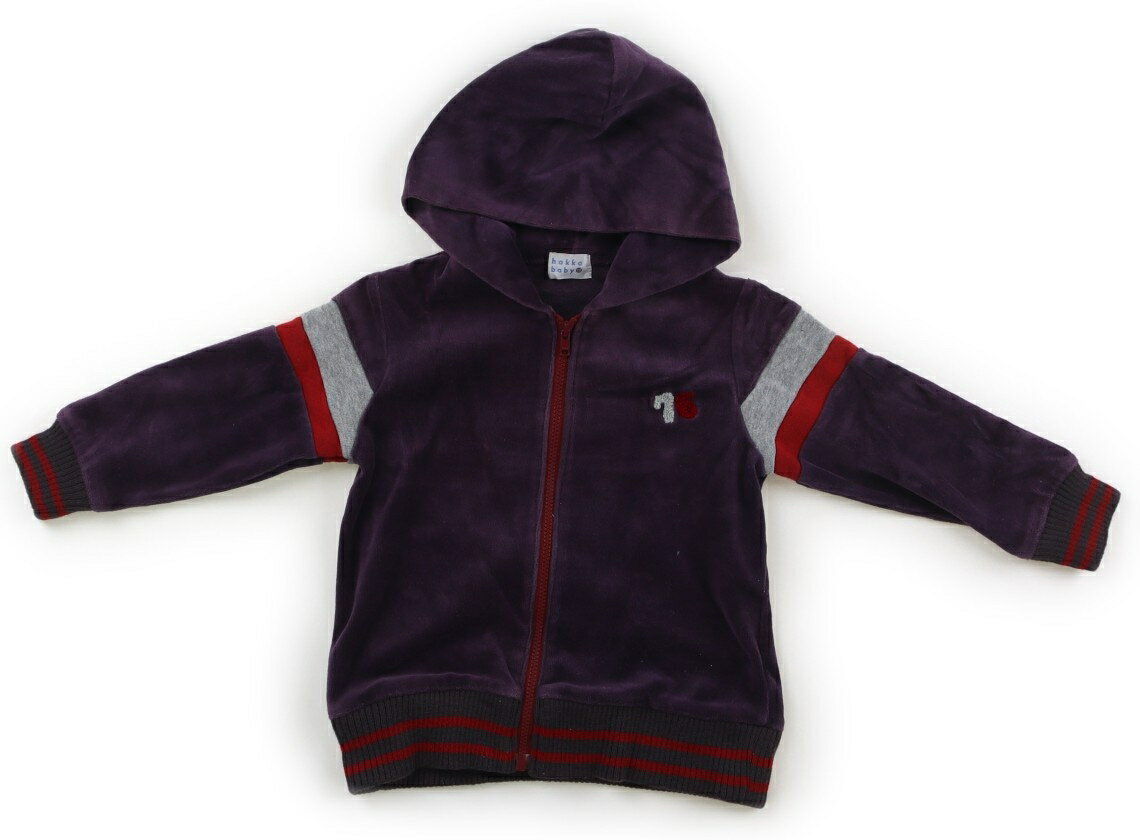 Rakuten - ハッカ HAKKA パーカー 90 男の子 パープル 子供服 ベビー服 キッズ アウトレット ユーズド 【中古】キッズ・ベビー・マタニティ