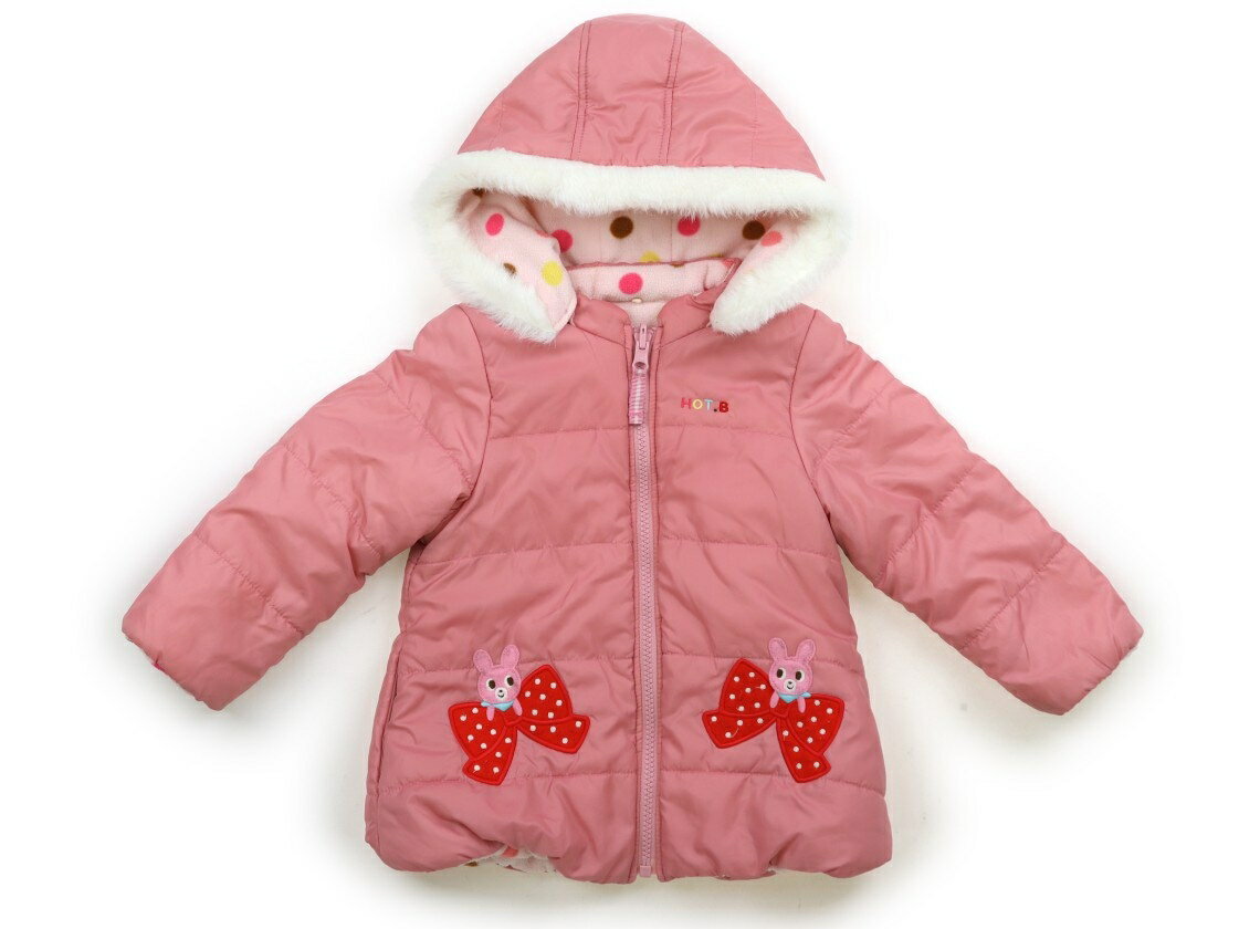 ホットビスケッツ Hot Biscuits コート・ジャンパー 90 女の子 ピンク 子供服 ベビー服 キッズ アウト..