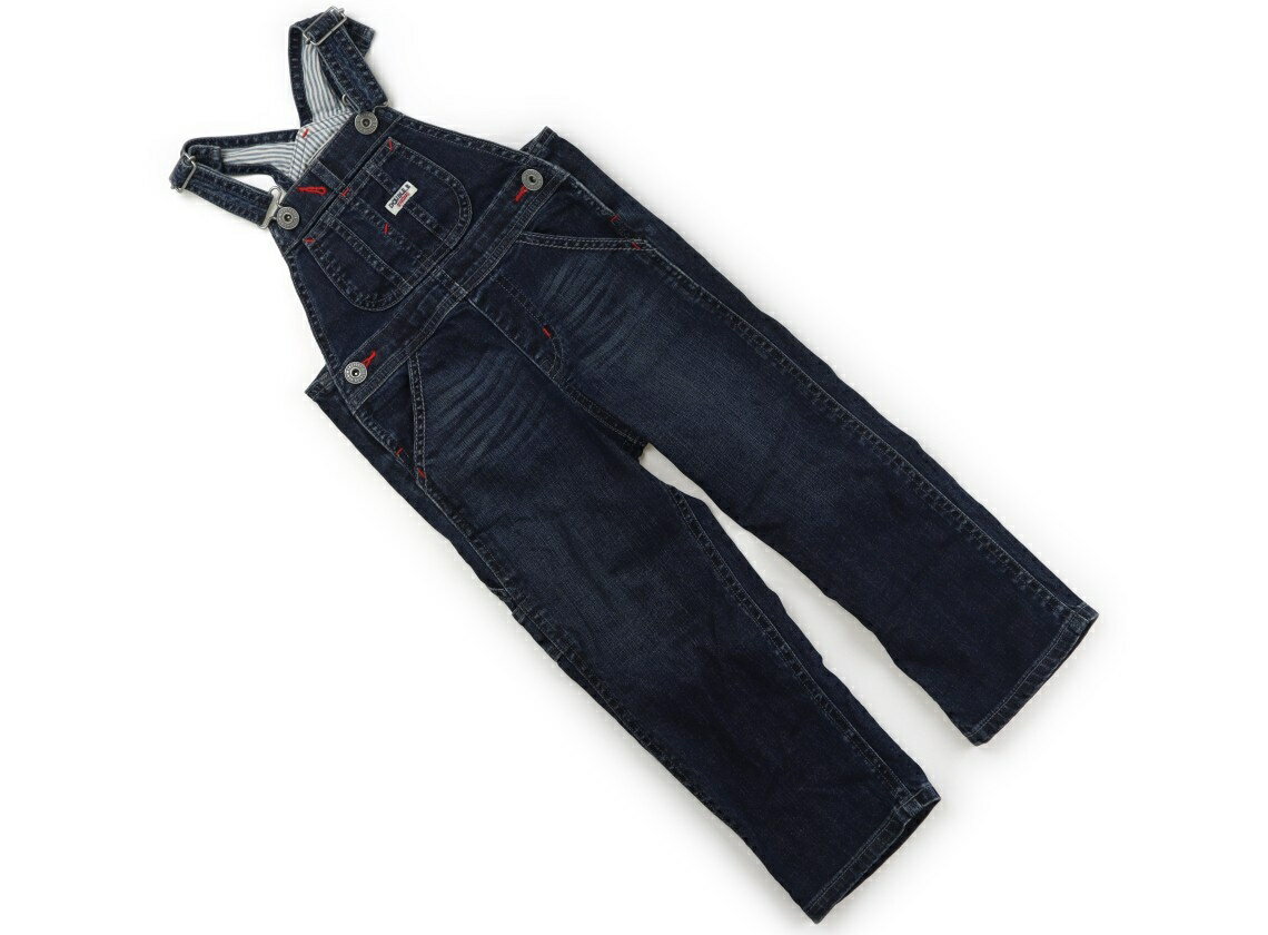 ダブルB Double B オーバーオール 90 女の子 紺 子供服 ベビー服 キッズ アウトレット ユーズド 【中古】キッズ・ベビー・マタニティ