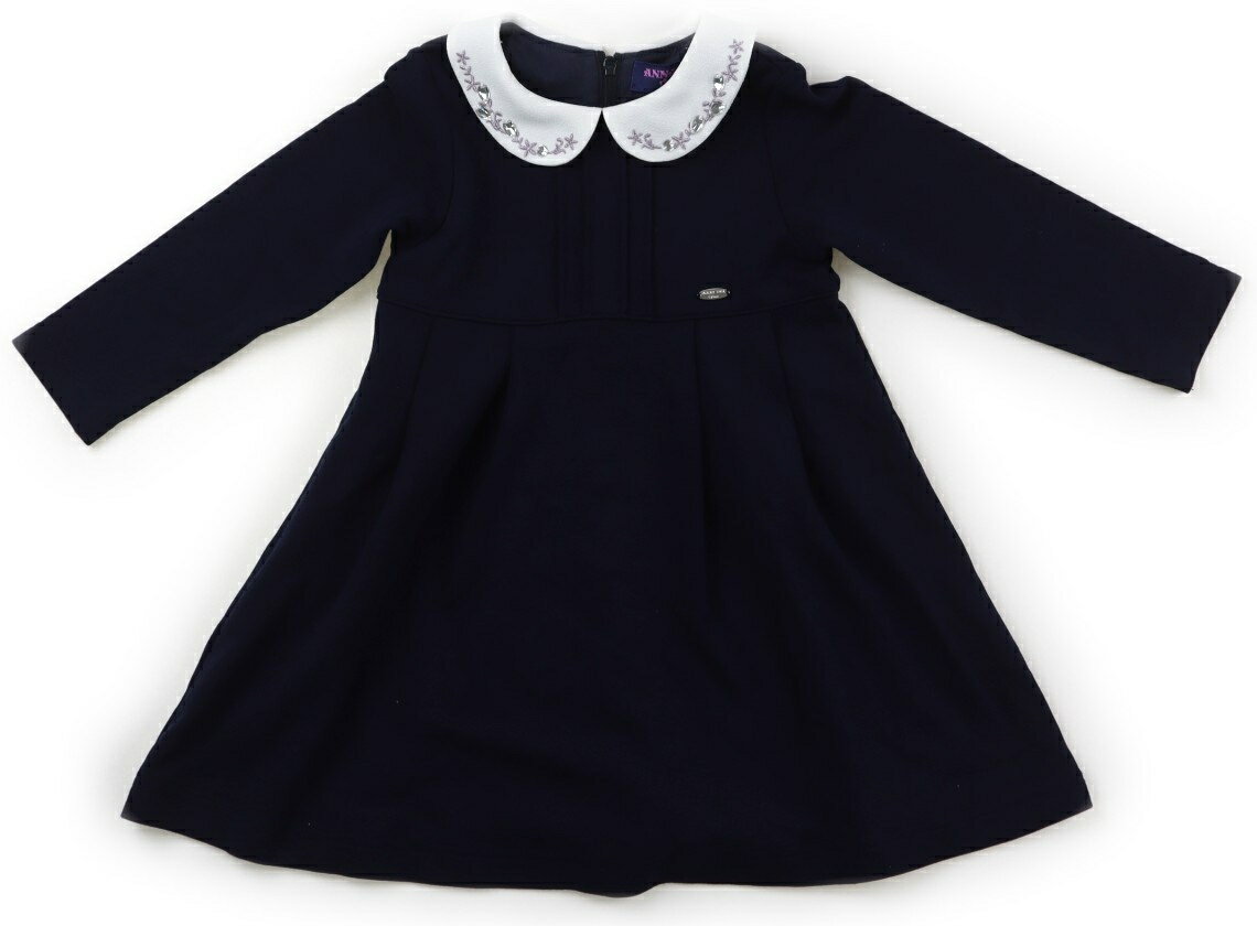 アナスイ ANNA SUI ワンピース 90 女の子 ネイビー 子供服 ベビー服 キッズ アウトレット ユーズド 【中古】キッズ・ベビー・マタニティ
