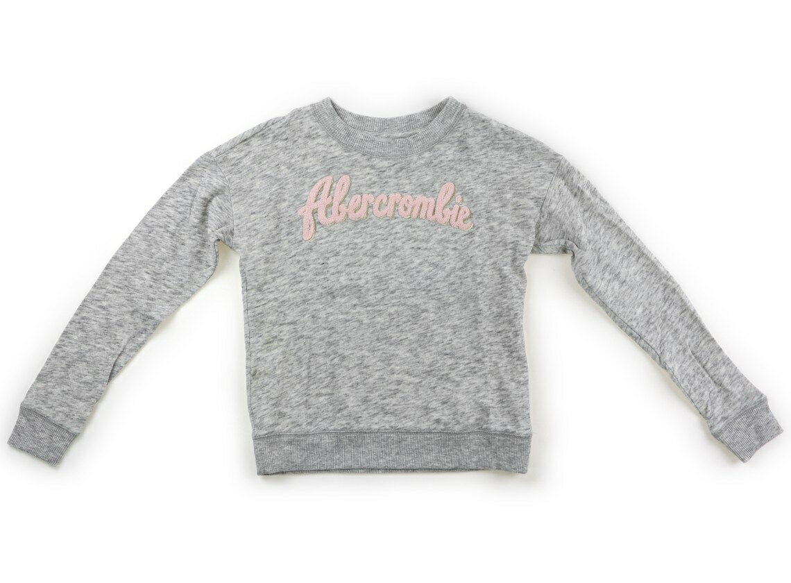 アバクロ Abercrombie トレーナー・プルオーバー 140 女の子 霜降りグレー 子供服 ベビー服 キッズ ア..