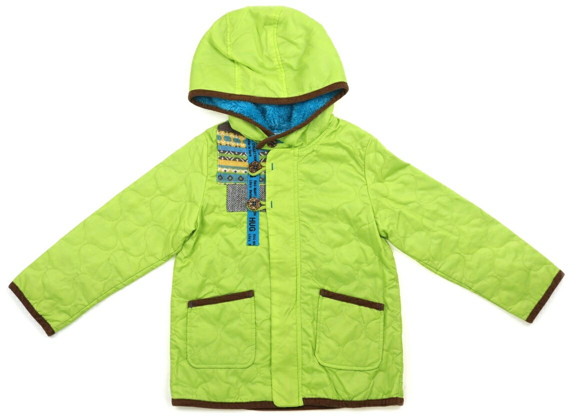 ラグマート Rag Mart コート・ジャンパー 120 男の子 ライム・ブルー・ブラウン 子供服 ベビー服 キッズ アウトレット ユーズド 【中古】キッズ・ベ...