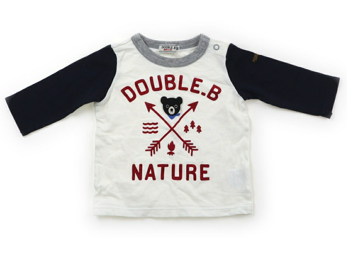 ダブルB Double B Tシャツ・カットソー 70 男の子 ホワイト・ネイビー・グレー・レッド 子供服 ベビー..
