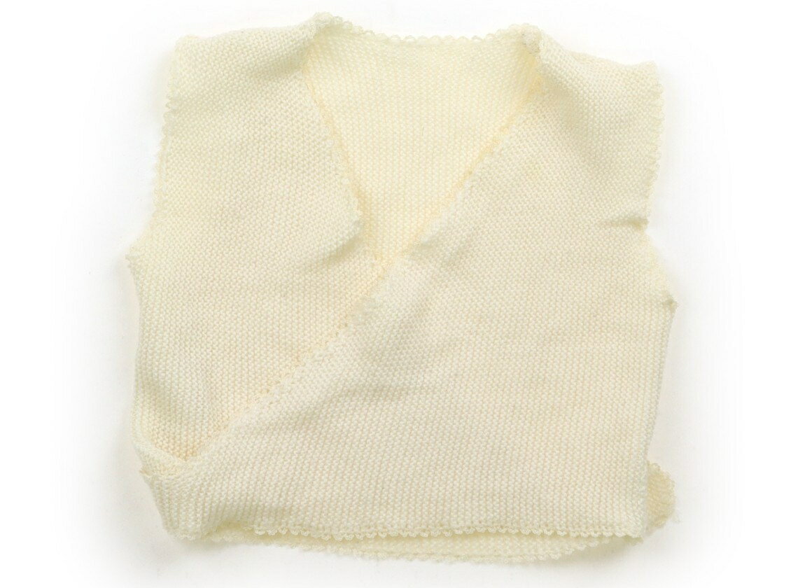 ファミリア familiar ベビーベスト 60 女の子 アイボリー 子供服 ベビー服 キッズ アウトレット ユーズ..