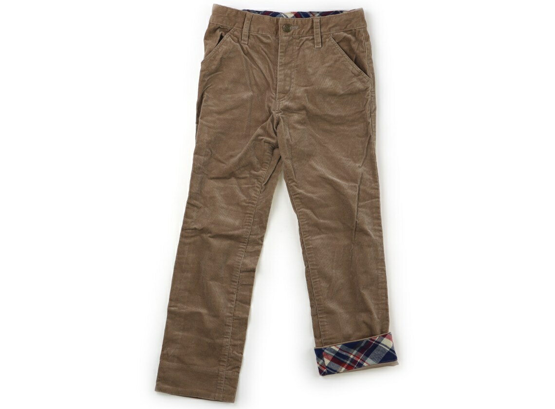 コムサフィユ COMME CA FILLE パンツ 130 男の子 モカブラウン・ネイビー系チェック 子供服 ベビー服 ..