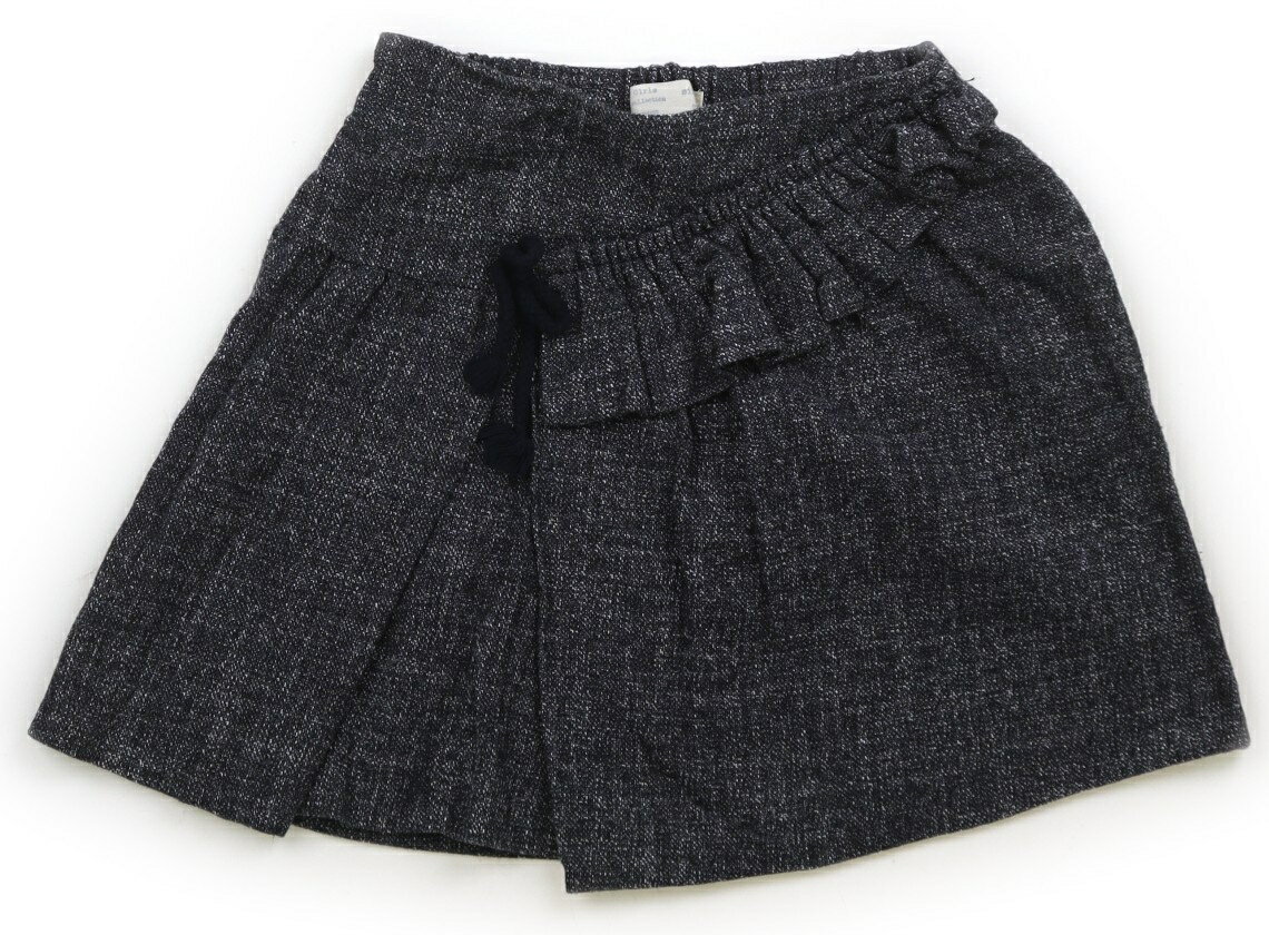 ザラ ZARA スカート 110 女の子 ネイビー、白 子供服 ベビー服 キッズ アウトレット ユーズド 【中古】..