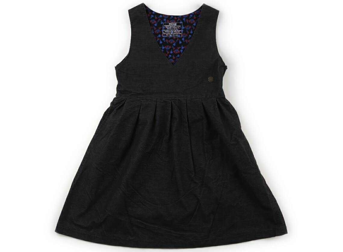 ブリーズ BREEZE ジャンパースカート 140 女の子 グレー 子供服 ベビー服 キッズ アウトレット ユーズ..