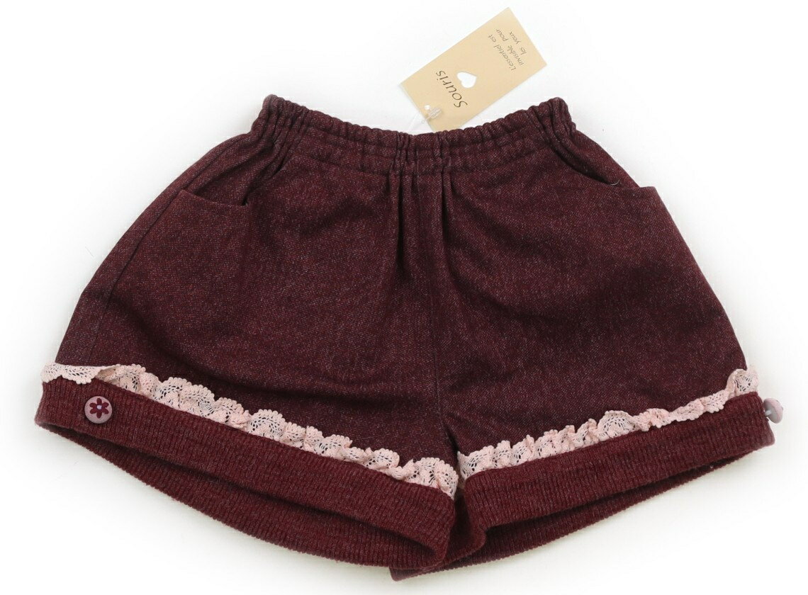 　ブランド 　Souris(スーリー) 　カテゴリー 　キュロット 　サイズ 　80サイズ 　色 　ワインレッド、レース 　状態 　N 　記名 　なし 　ジャンル 　Girl 新品タグ付きです。ウエストは総ゴムで、ポケットや裾はリブニット生...