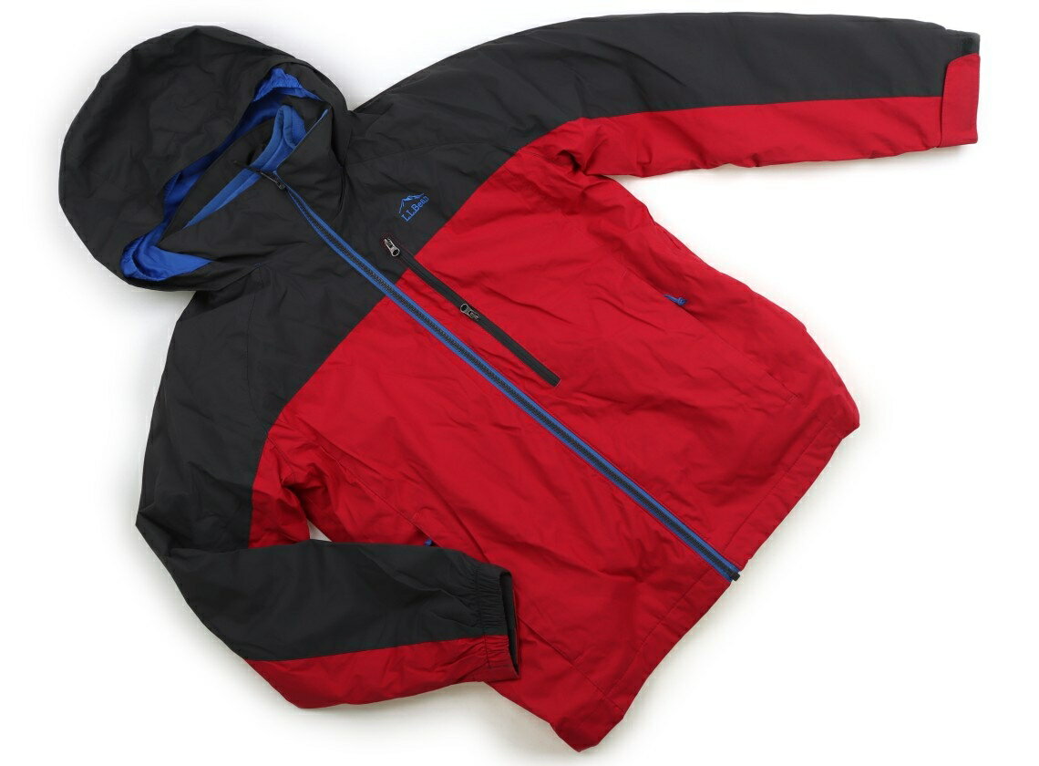 LLビーン L.L.Bean コート・ジャンパー 140 男の子 グレー・ストロベリーレッド 子供服 ベビー服 キッズ アウトレット ユーズド 【中古】キッズ・ベビー・マタニティ