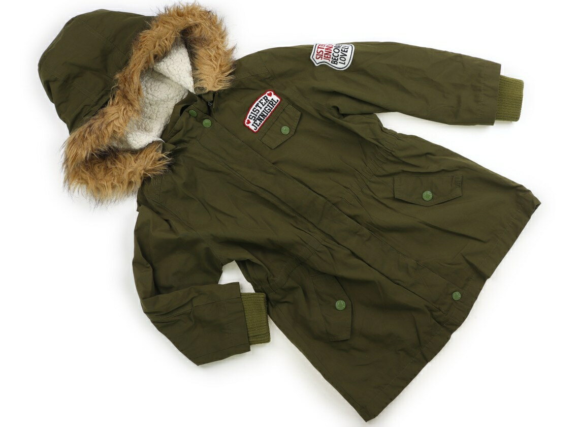 　ブランド 　JENNI(ジェニィ) 　カテゴリー 　コート・ジャンパー 　サイズ 　130サイズ 　色 　カーキ 　状態 　★★ 　記名 　なし 　ジャンル 　Girl スムース素材。裏地付き。ライナーが欠損しています。フードの取り外しが可能です。ファスナー・スナップボタン開き。袖口リブとフード裏に毛玉感あり。薄い汚れが複数見られます。 ＊【状態】【サイズ】に関しての詳しい説明はこちら