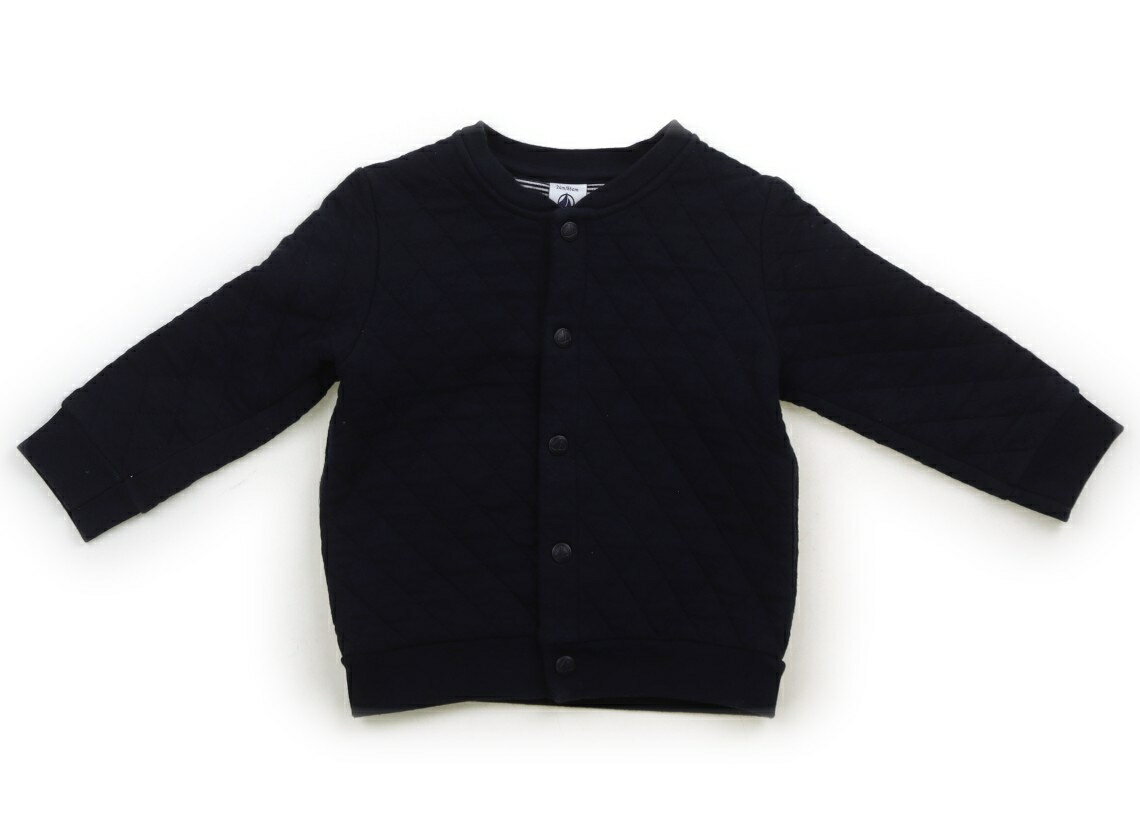 プチバトー PETIT BATEAU カーディガン 80 女の子 ダークネイビー 子供服 ベビー服 キッズ アウトレット ユーズド 【中古】キッズ・ベビー・マタニティ