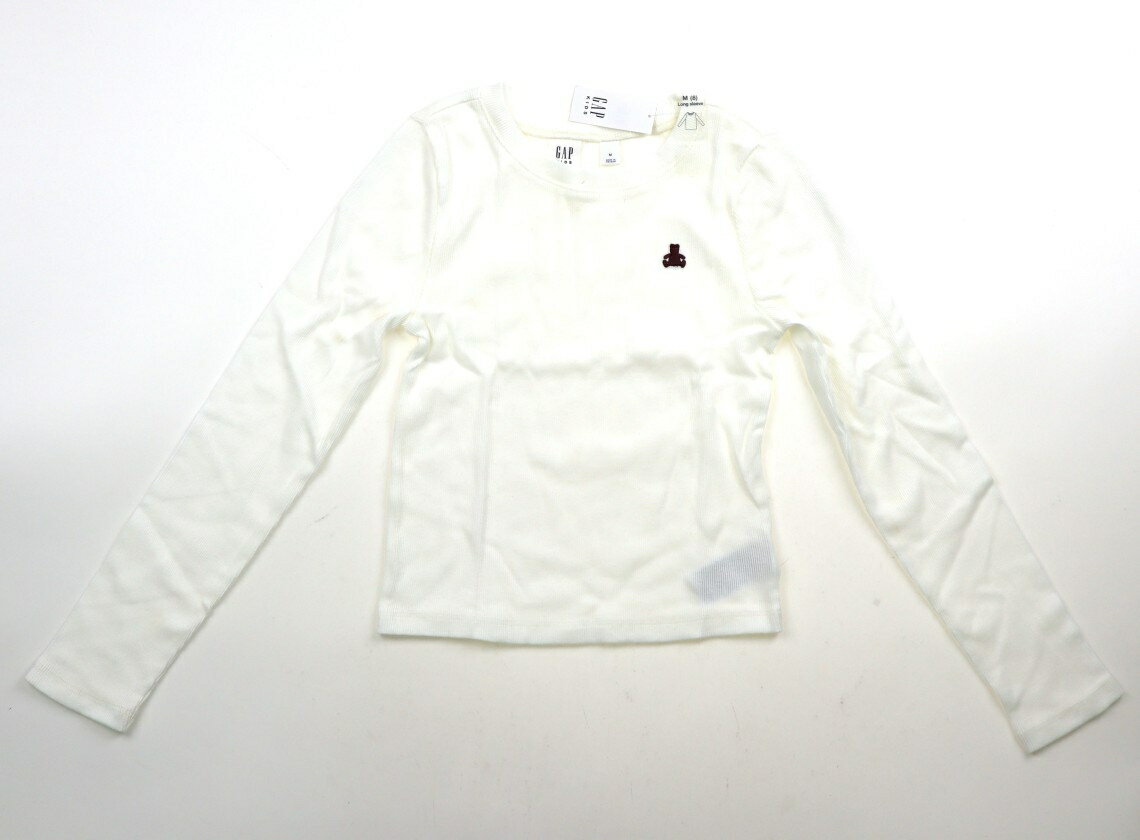 　ブランド 　GAP(ギャップ) 　カテゴリー 　Tシャツ・カットソー 　サイズ 　130サイズ 　色 　白 　状態 　N 　記名 　なし 　ジャンル 　Girl 新品タグ付きですが、首周りや袖にやや目立つ薄汚れがあるため、お安くしています。リブカットソーです。 ＊【状態】【サイズ】に関しての詳しい説明はこちら