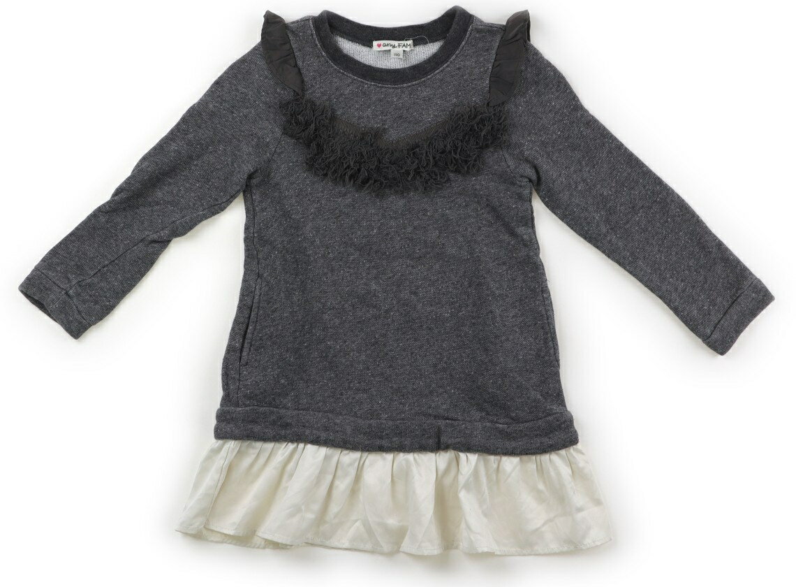 エニィファム anyFAM コンビネゾン 110 女の子 チャコール・フリンジ・オフ 子供服 ベビー服 キッズ ア..