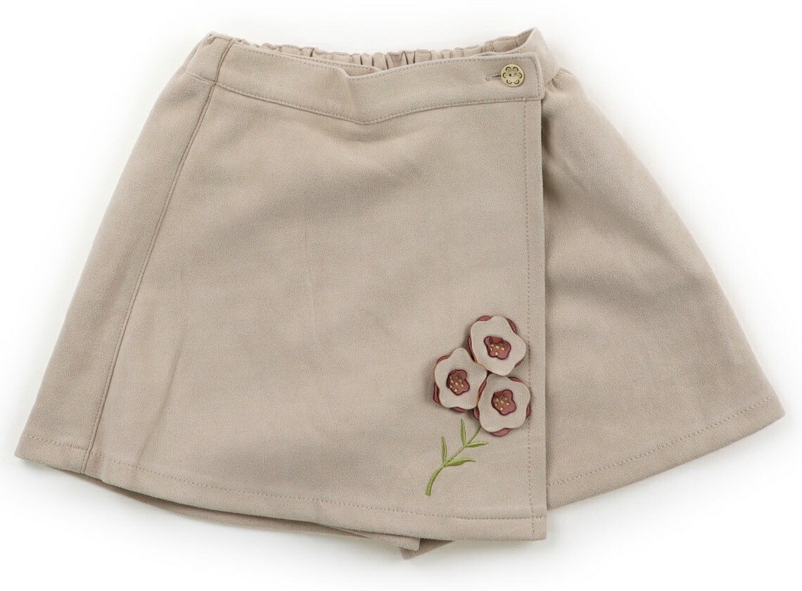 ハッカ HAKKA キュロット 120 女の子 アイボリー、花 子供服 ベビー服 キッズ アウトレット ユーズド ..