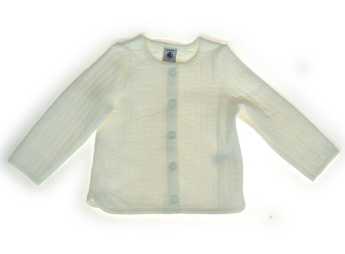 プチバトー PETIT BATEAU カーディガン 80 女の子 ホワイト 子供服 ベビー服 キッズ アウトレット ユーズド 【中古】キッズ・ベビー・マタニティ