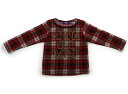 アナスイ ANNA SUI Tシャツ・カットソー 100 女の子 バーガンディ、黒、ゴールド 子供服 ベビー服 キッズ アウトレット ユーズド 【中古】キッズ・...