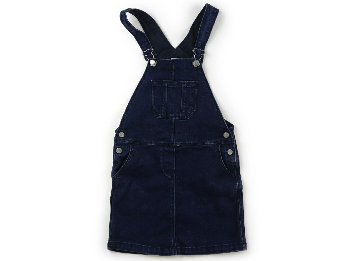 プチバトー PETIT BATEAU ジャンパースカート 110 女の子 ブルー 子供服 ベビー服 キッズ アウトレット ユーズド 【中古】キッズ・ベビー・マタニティ