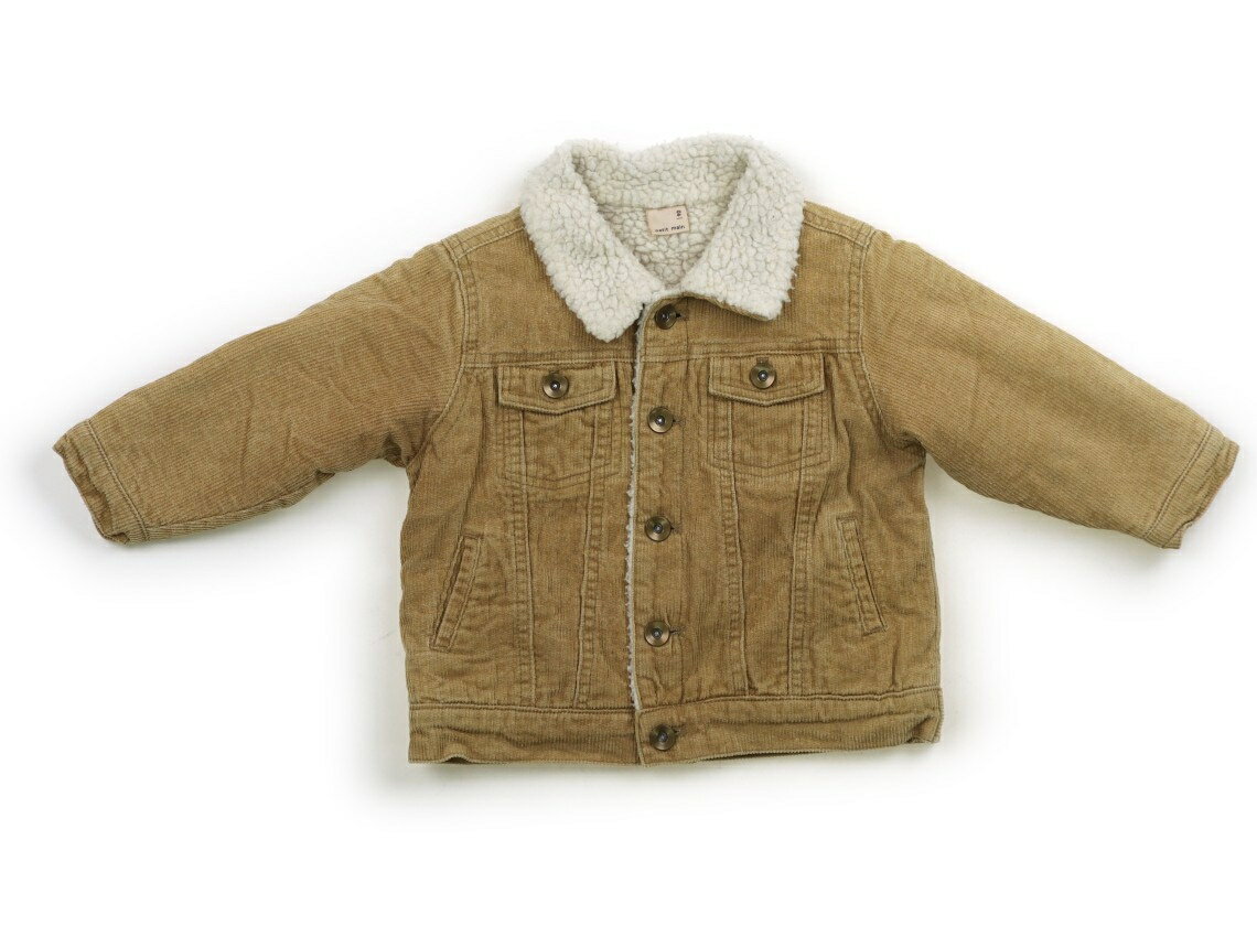 プティマイン petit main ブルゾン・Gジャン 90 男の子 ベージュホワイト 子供服 ベビー服 キッズ アウトレット ユーズド 【中古】キッズ・ベビー...