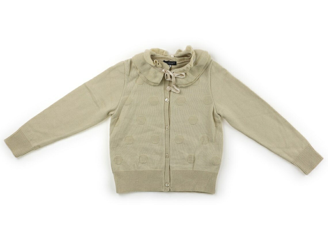 べべ BeBe カーディガン 130 女の子 ベージュ 子供服 ベビー服 キッズ アウトレット ユーズド 【中古】キッズ・ベビー・マタニティ