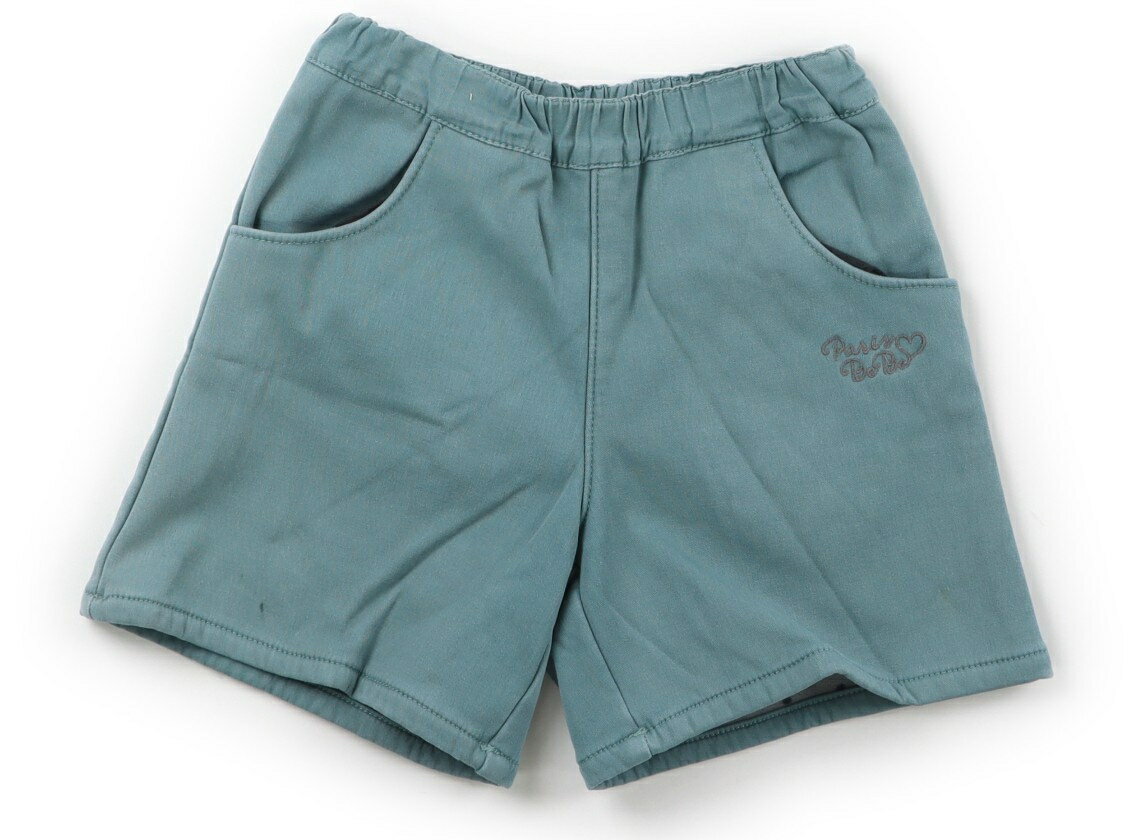 べべ BeBe キュロット 120 女の子 エメラルドグリーン 子供服 ベビー服 キッズ アウトレット ユーズド ..