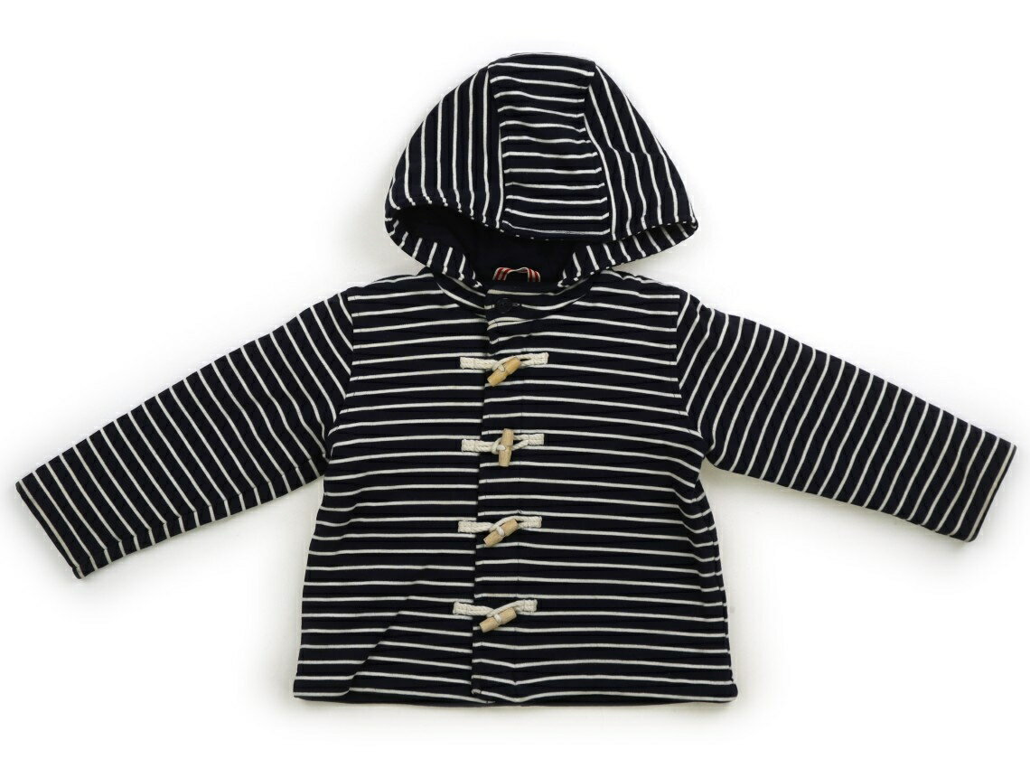 プチバトー PETIT BATEAU コート・ジャンパー 80 男の子 ネイビー、ボーダー 子供服 ベビー服 キッズ アウトレット ユーズド 【中古】キッズ・ベビー・マタニティ