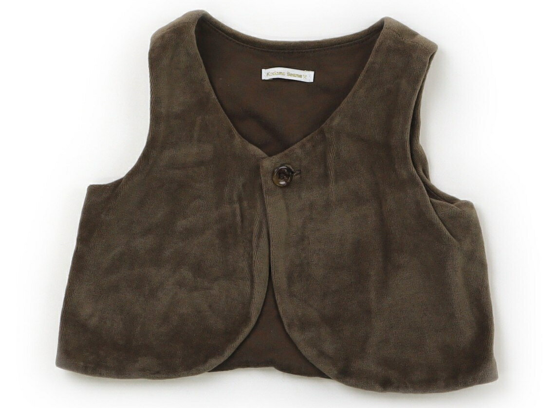 ビームス BEAMS ベスト 70 男の子 ブラウン 子供服 ベビー服 キッズ アウトレット ユーズド 【中古】キッズ・ベビー・マタニティ