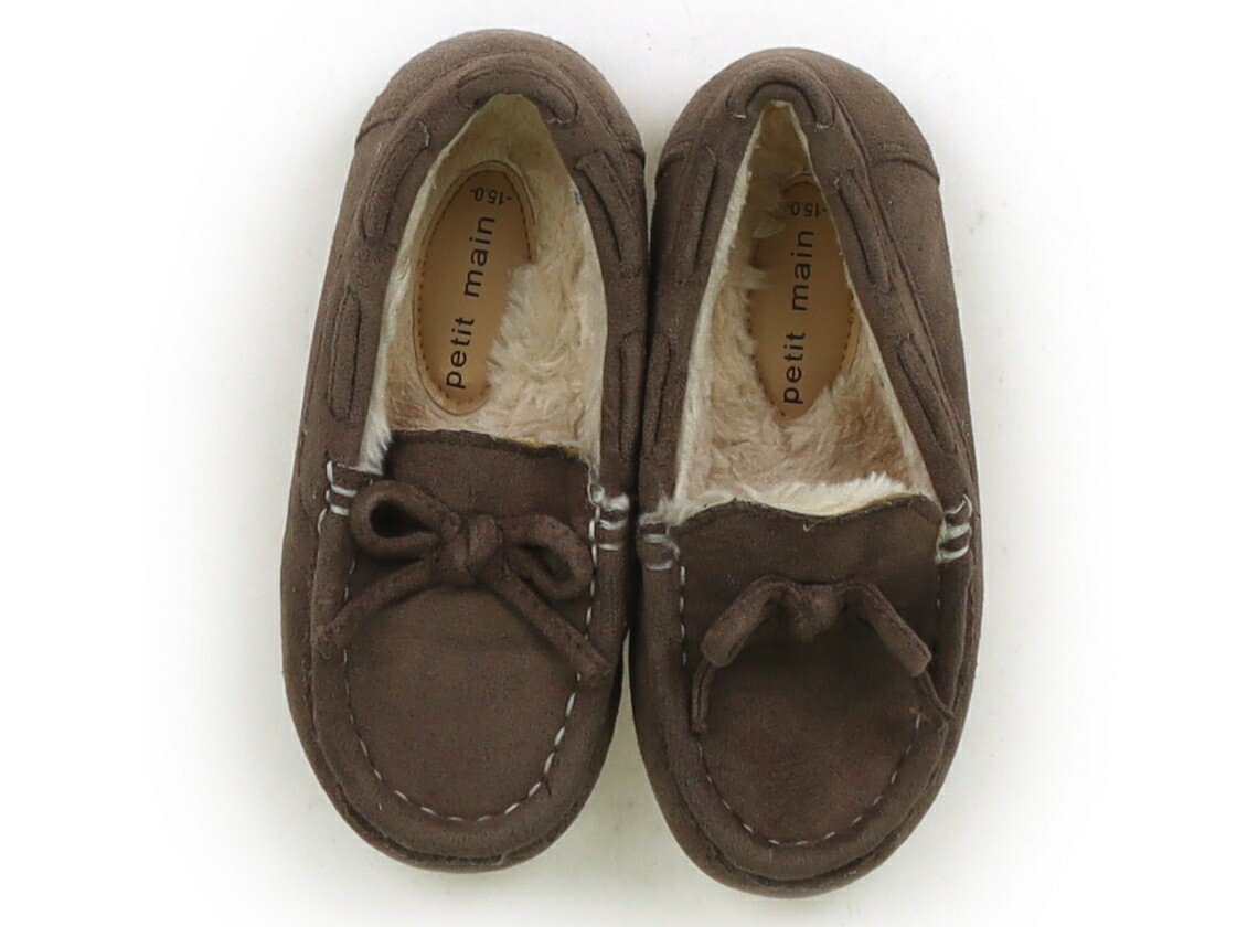 プティマイン petit main フラットシューズ・スリッポン 靴15cm〜 女の子 モカベージュ 子供服 ベビー..