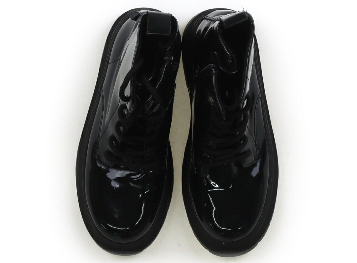 ザラ ZARA ブーツ 靴20cm〜 女の子 ブラック 子供服 ベビー服 キッズ アウトレット ユーズド 【中古】..