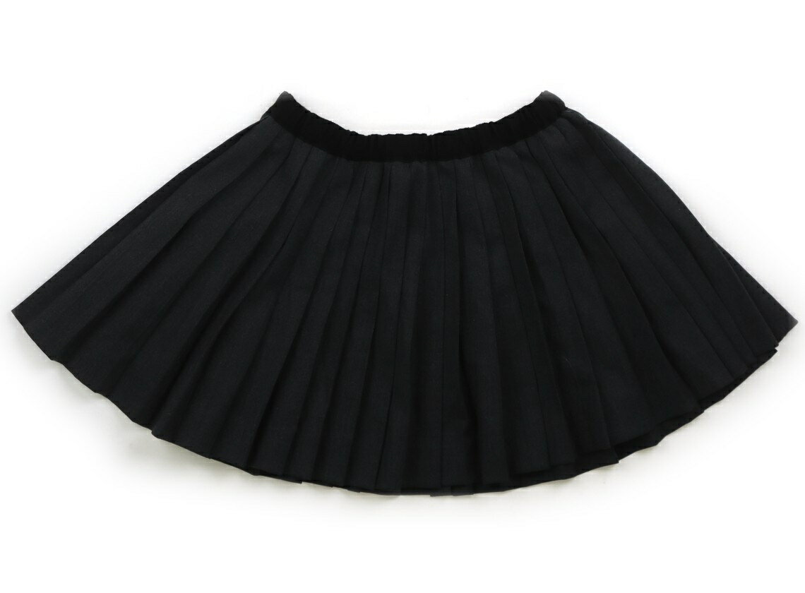 ボンポワン bonpoint スカート 130 女の子 グレー・ブラック 子供服 ベビー服 キッズ アウトレット ユーズド 【中古】キッズ・ベビー・マタニティ