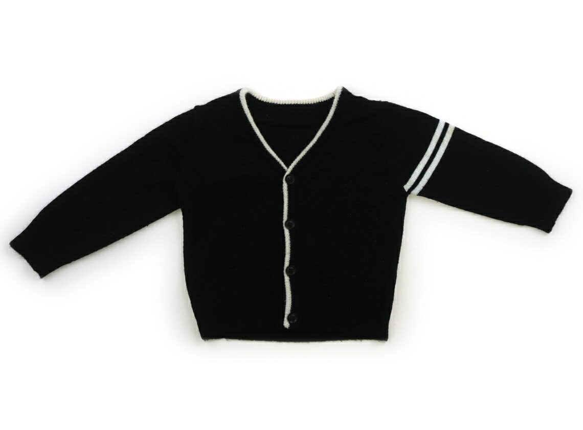 コムサフォセット COMME CA FOSSETTE カーディガン 90 男の子 ブラック 子供服 ベビー服 キッズ アウトレット ユーズド 【中古】キッズ・ベビー・マタニティ