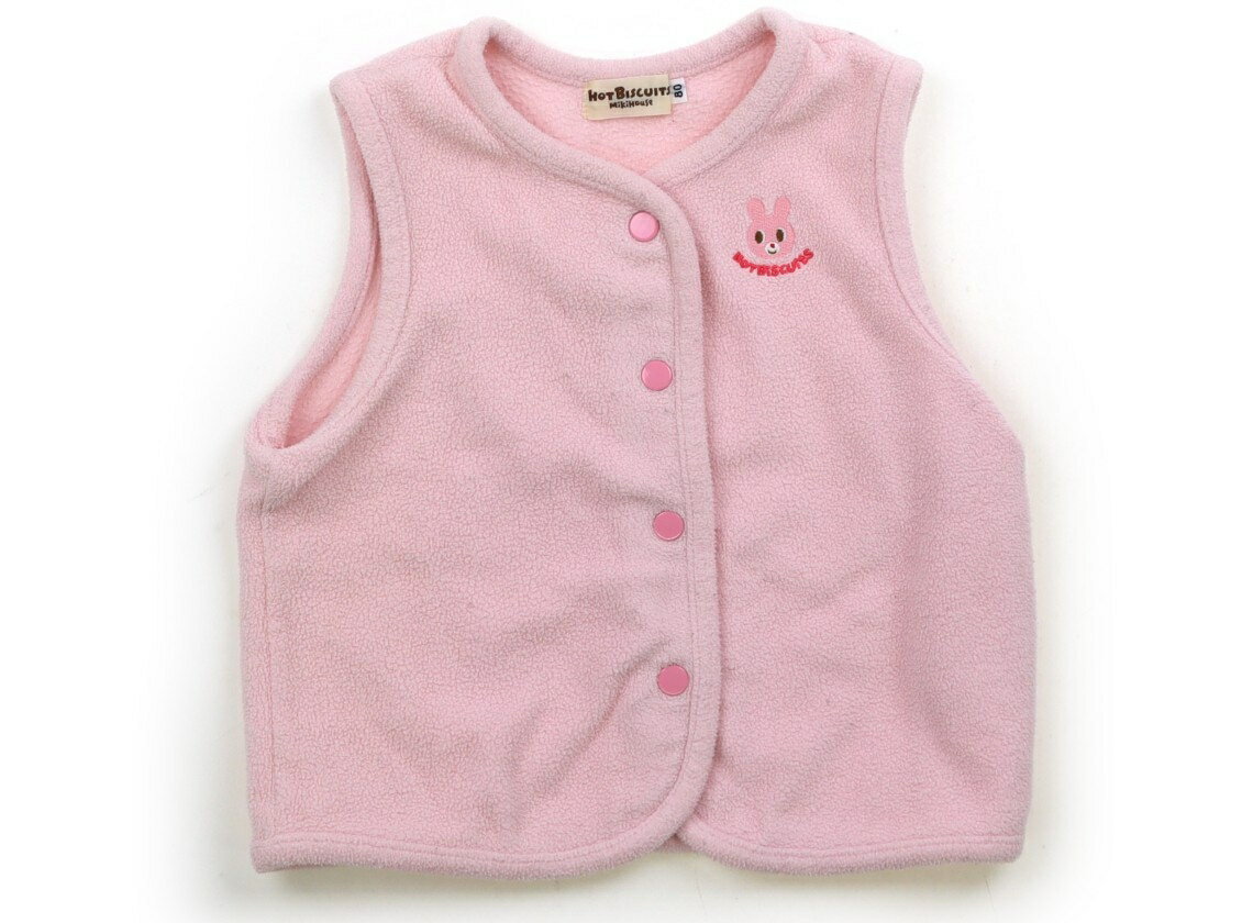 ホットビスケッツ Hot Biscuits ベビーベスト 80 女の子 ピンク 子供服 ベビー服 キッズ アウトレット ..