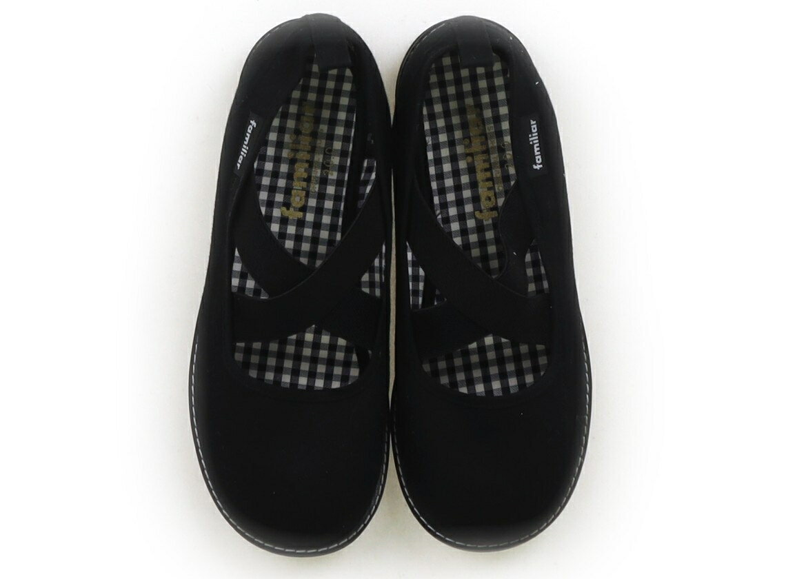 ファミリア familiar フラットシューズ・スリッポン 靴20cm〜 女の子 ブラック 子供服 ベビー服 キッズ..