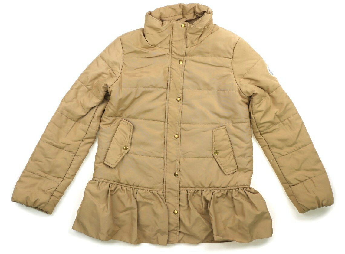 ポンポネット pom ponette コート・ジャンパー 160 女の子 イエローベージュ、フリル 子供服 ベビー服 キッズ アウトレット ユーズド 【中古】キッズ・ベビー・マタニティ(4)