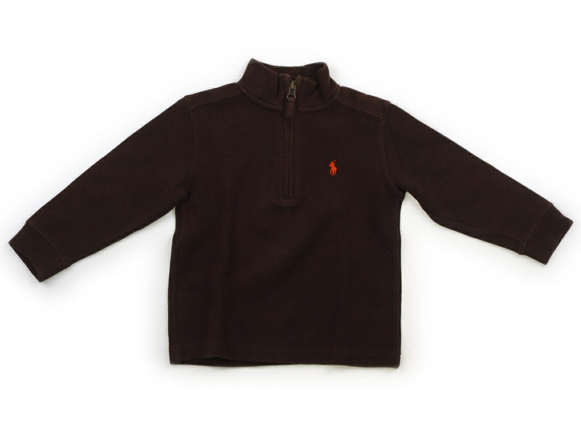 ポロラルフローレン POLO RALPH LAUREN トレーナー・プルオーバー 100 男の子 ブラウン・オレンジ 子供服 ベビー服 キッズ アウトレット ユーズド 【中古】キッズ・ベビー・マタニティ