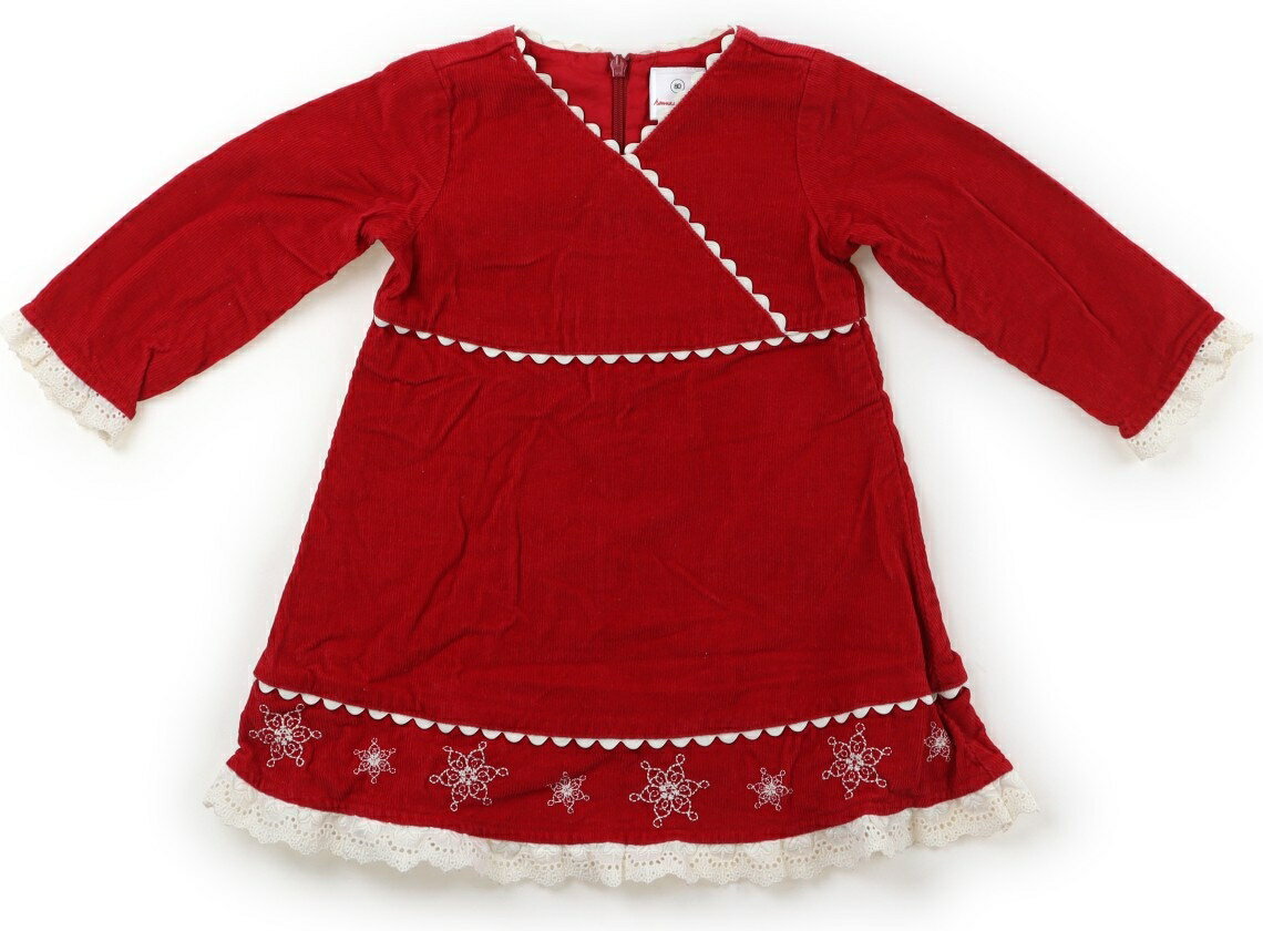 　ブランド 　Hanna Andersson(ハナアンダーソン) 　カテゴリー 　ワンピース 　サイズ 　80サイズ 　色 　レッド 　状態 　★★★ 　記名 　なし 　ジャンル 　Girl コットン素材、コーデュロイ調生地。後ろファスナー...