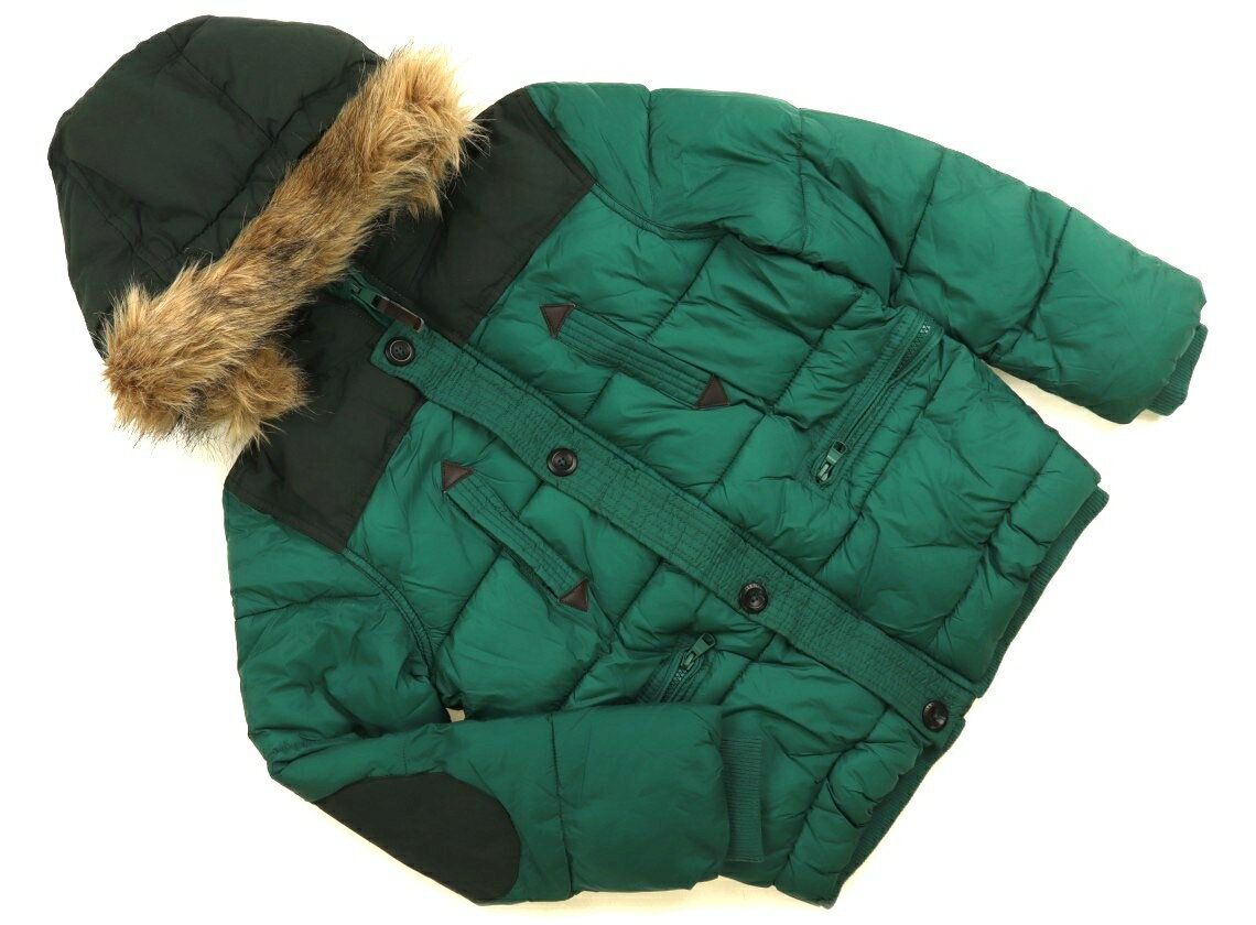 ザラ ZARA コート・ジャンパー 140 男の子 グリーン、鉄色 子供服 ベビー服 キッズ アウトレット ユー..