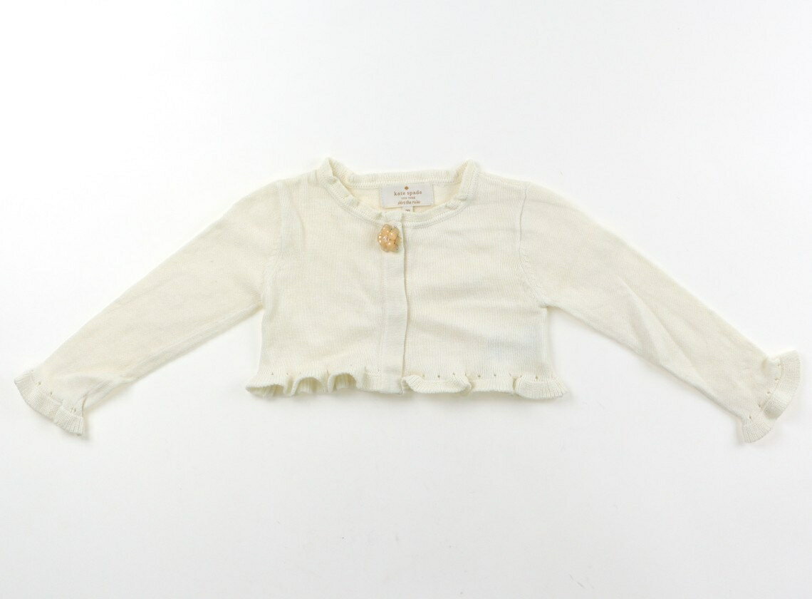 【美品】【Kate spade】スペードフラワーカーディガンホワイト×ブラック カーディガン | Shop | KATE SPADE
