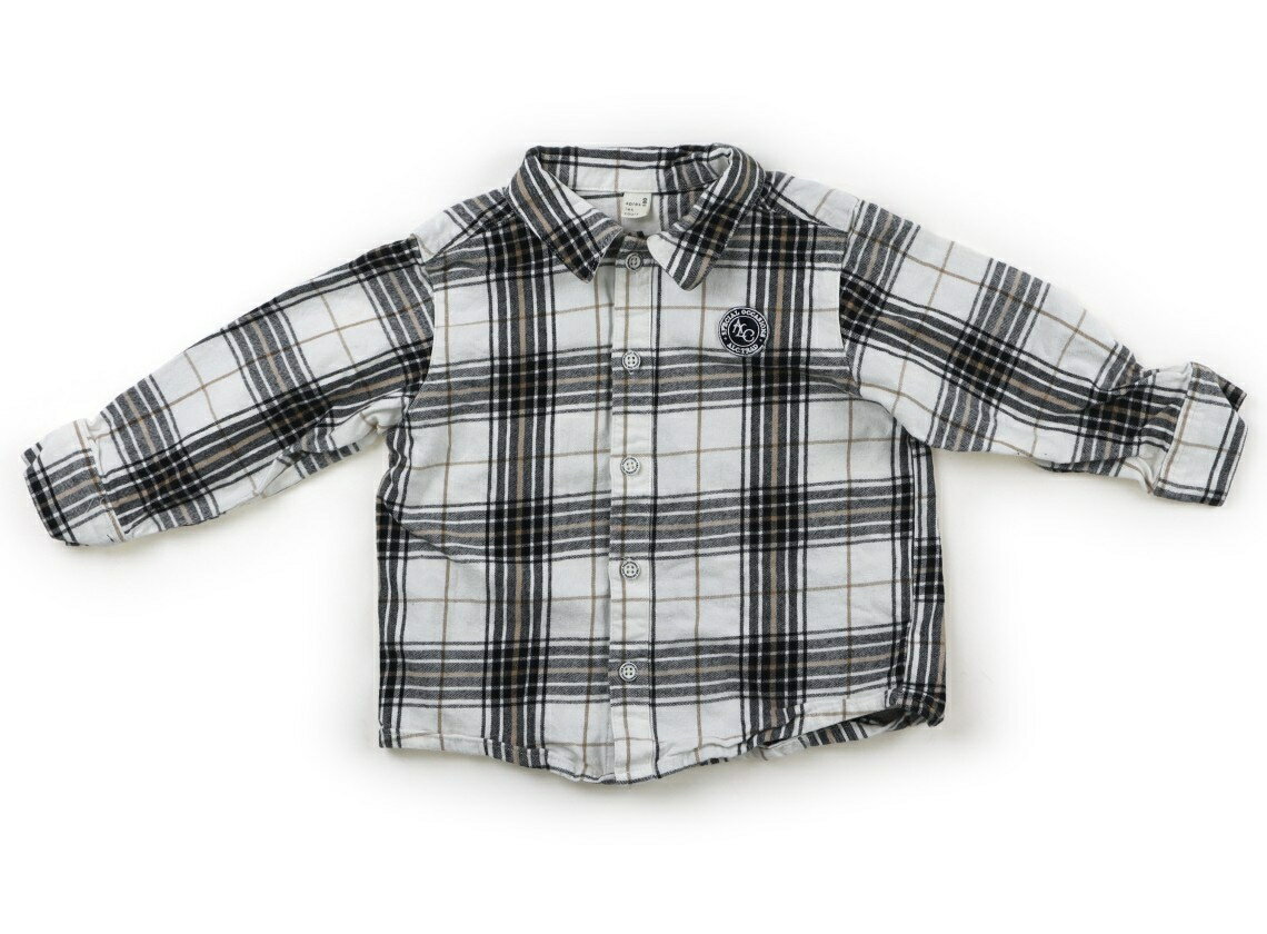 アプレレクール apres les cours シャツ・ブラウス 100 男の子 アイボリー、黒、ブラウン 子供服 ベビー服 キッズ アウトレット ユーズド 【中古】キッズ・ベビー・マタニティ