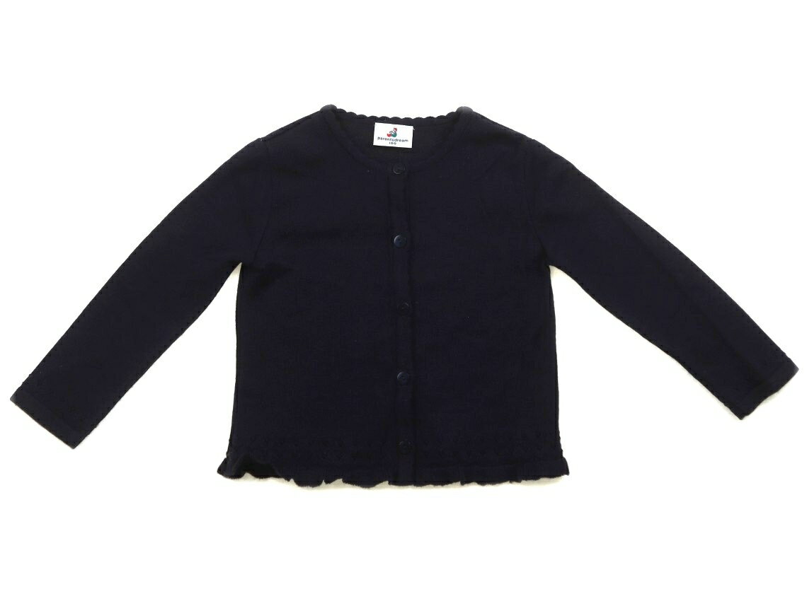 ペアレンツドリーム Parents Dream カーディガン 100 女の子 ネイビー 子供服 ベビー服 キッズ アウトレット ユーズド 【中古】キッズ・ベビー・マタニティ