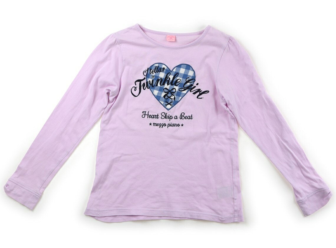 メゾピアノ mezzo piano Tシャツ・カットソー 160 女の子 薄紫 子供服 ベビー服 キッズ アウトレット ユーズド 【中古】キッズ・ベビー・マタニティ