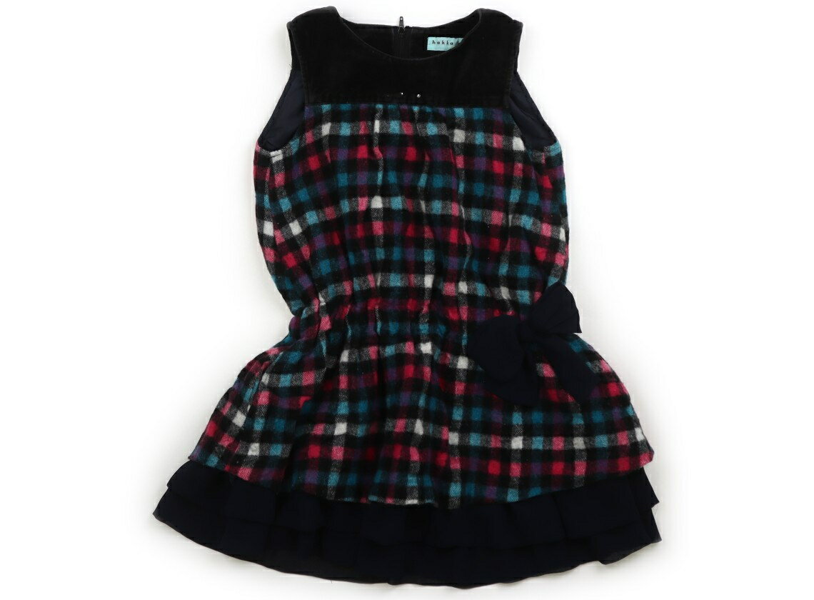 ハッカ HAKKA ジャンパースカート 110 女の子 黒、ターコイズブルー、ラズベリー 子供服 ベビー服 キッ..