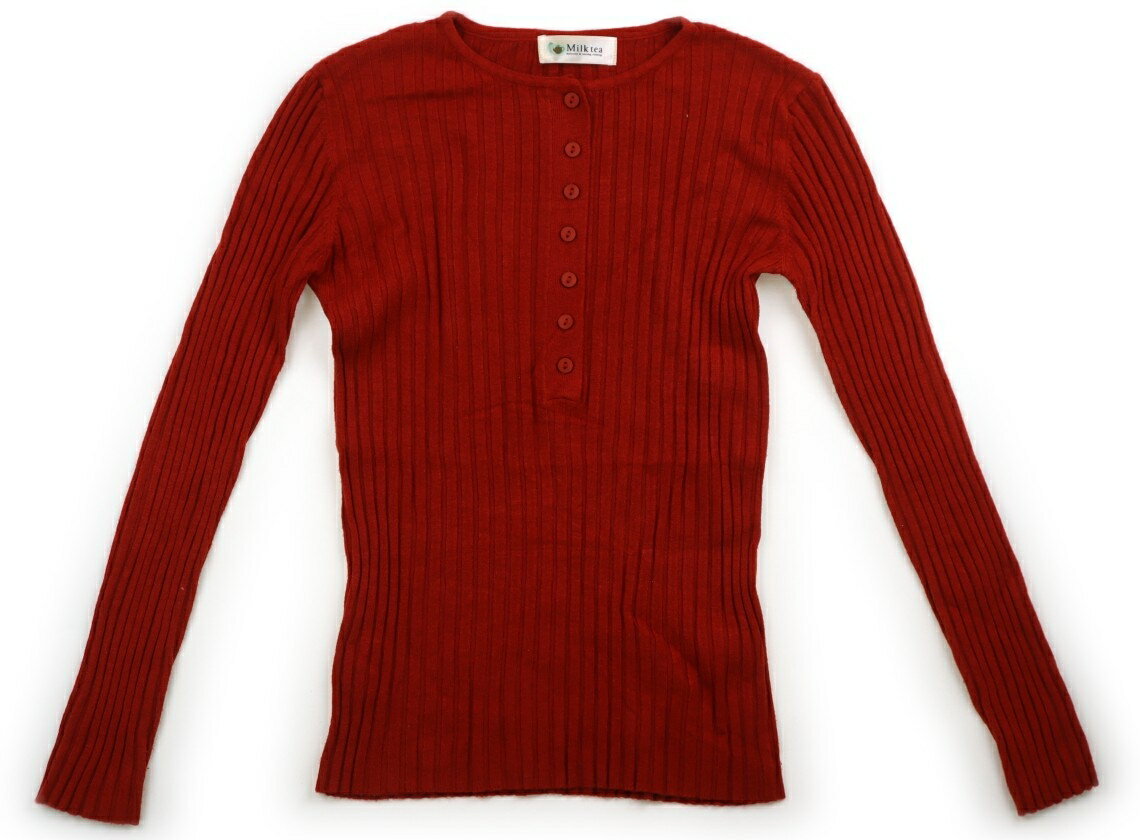 ミルクティー Milk Tea マタニティトップス ママ向けアイテム 朱色 子供服 ベビー服 キッズ アウトレッ..