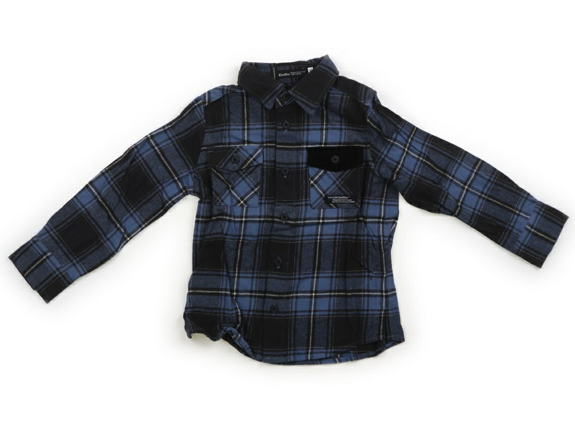 　ブランド 　BeBe(べべ) 　カテゴリー 　シャツ・ブラウス 　サイズ 　110サイズ 　色 　黒、青 　状態 　★★★ 　記名 　なし 　ジャンル 　Boy ネルシャツです。やや全体に毛羽立ちがありますがまだまだお使いいただけます。 ＊【状態】【サイズ】に関しての詳しい説明はこちら