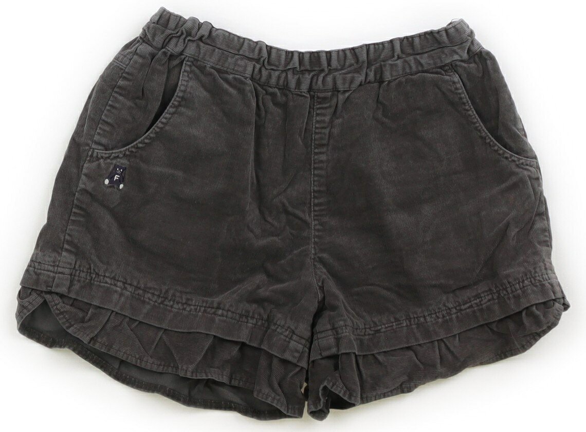 ファミリア familiar ショートパンツ 110 女の子 グレー 子供服 ベビー服 キッズ アウトレット ユーズド 【中古】キッズ・ベビー・マタニティ